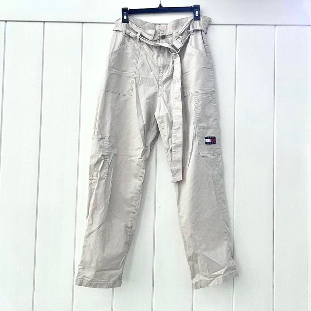 🤍TOMMY HILFIGER Y2K CARGO PANTS WITH ADJUSTABLE BELT🤍